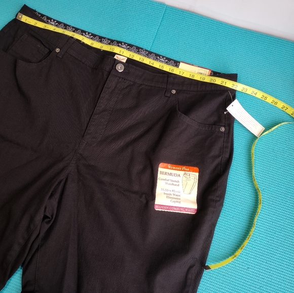 Faded Glory Comfort Stretch Waistband Womens Bermuda 26W - Picture 7 of 9